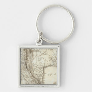 Porte-clés Carte du Mexique et des pays voisins
