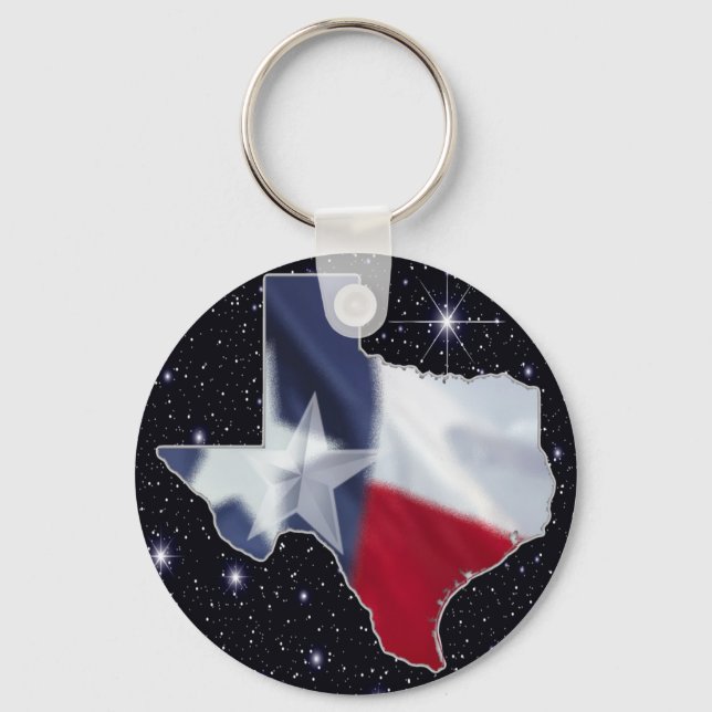 Porte-clés Carte du Texas (Recto)