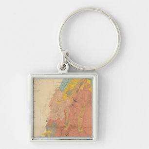 Porte-clés Carte géologique de l'Utah