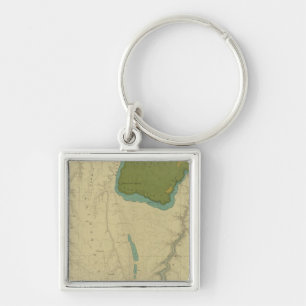 Porte-clés Carte Géologique Montrant Le Kanab