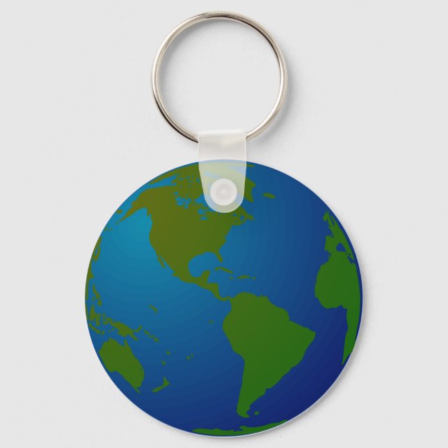 Porte-clés Carte/Globe (Recto)