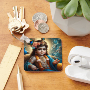 Porte-clés Carte magnétique Lord Krishna
