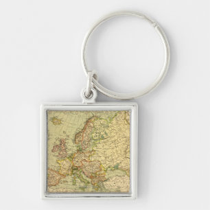 Porte-clés Carte panoramique EuropeEurope 3