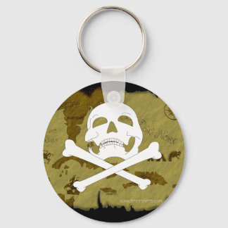Porte-clés Carte Pirate #1