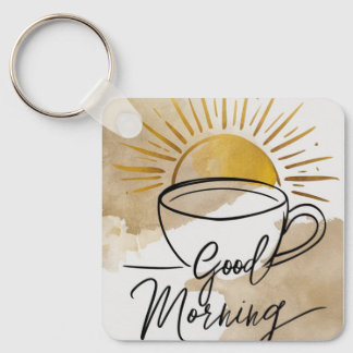 Porte-clés Carte postale Good Morning