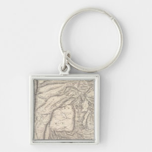 Porte-clés Carte, provinces de Salta à Jujuy