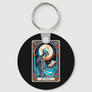 Porte-clés Carte Tarot Enseignant Éffrayant Le Lecteur Salle