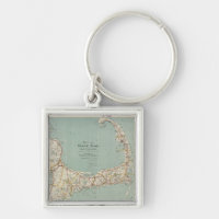 Carte vintage de Cape Cod (1917)