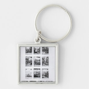 Porte-clés Cartes de jeu commémorant