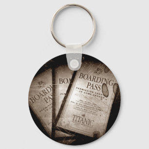 Porte-clés Cartes d'embarquement de RMS Titanic
