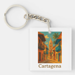 Porte-clés Carthagène Colorée Colombie Charme caribéen
