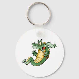Porte-clés Carton d'alligator mignon