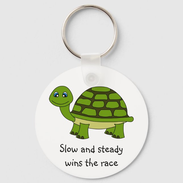 Porte-clés Carton de la Tortue mignonne (Recto)