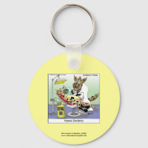 Porte-clés Cartoon Dentistère Hyena Porte - clé amusant
