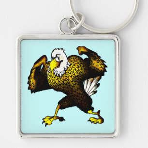 Porte-clés Cartoon Fighting Eagle