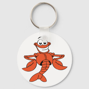 Porte-clés Cartoon Lobster Keychain