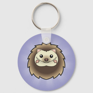Porte-clés Cartoon Pygmy Hedgehog