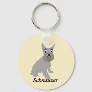 Porte-clés Cartoon Schnauzer
