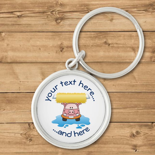 Porte-clés Carwash Pig (Créateur téléchargé)