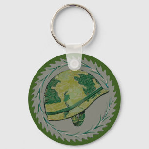 Porte-clés Casque de guerre militaire
