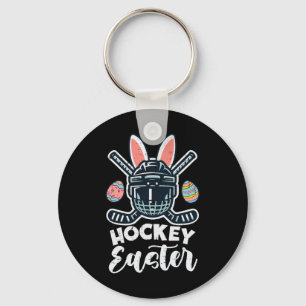 Porte-clés Casque de Pâques de hockey sur glace Sports Hommes