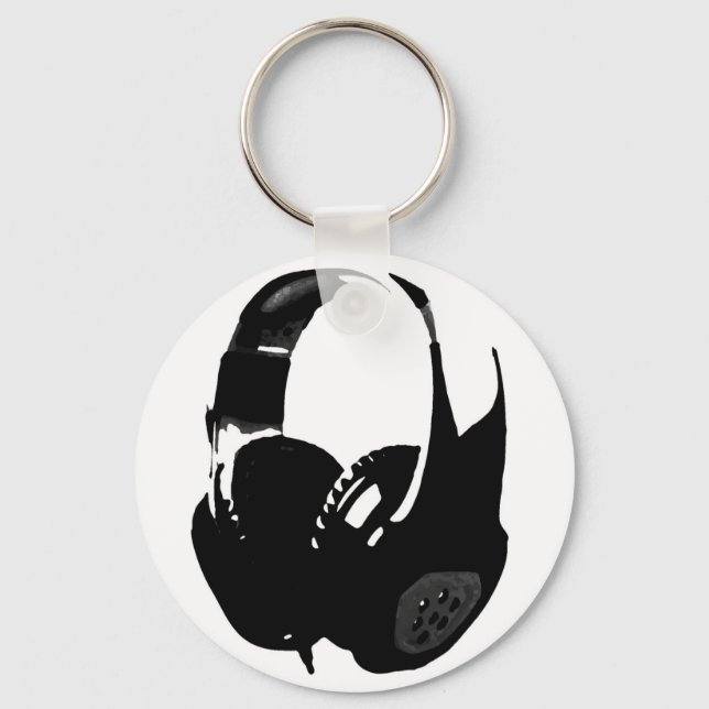 Porte-clés Casque Pop Art (Recto)