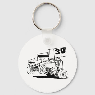 Porte-clés Casquette auto Sprint personnalisé, Customisez-le