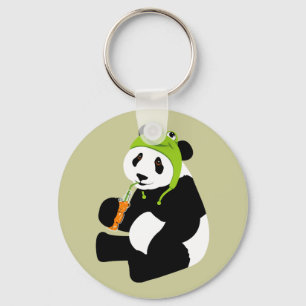 Porte-clés Casquette de grenouille de panda