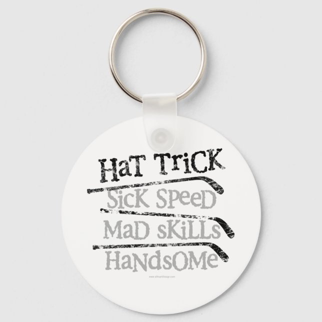 Porte-clés Casquette de hockey Trick (Recto)