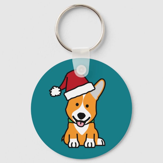 Porte-clés Casquette de Père Noël de Noël de Gallois de (Recto)