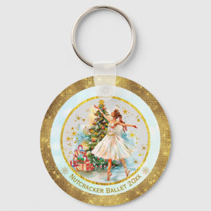 Porte-clés Casse-Noisette Ballerine Ballet - Souvenir de Noël
