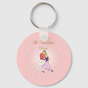 Porte-clés casse-noix-Clara et son prince (rose)