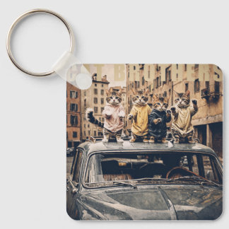 Porte-clés cat brothers