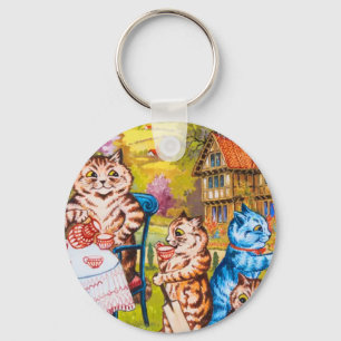 Porte-clés Cat Garden Party