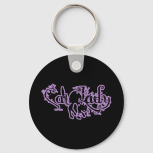 Porte-clés Cat Lady Purple