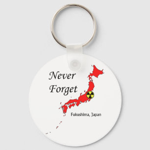 Porte-clés Catastrophe nucléaire de Fukushima, Japon