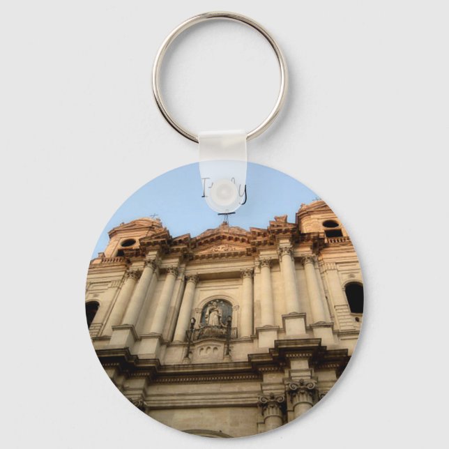 Porte-clés Cathédrale de Catane Italie (Recto)