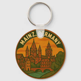 Porte-clés Cathédrale de Mayence Allemagne Art
