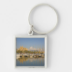 Porte-clés Cathédrale et port de plaisance de Palma, Majorque