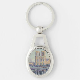 Porte-clés Cathédrale Notre-Dame Paris France Peinture classi