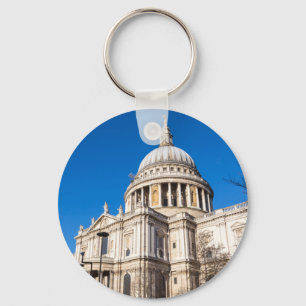 Porte-clés Cathédrale St Paul Londres avec ciel bleu