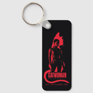 Porte-clés Catwoman Selina Kyle Chat Silhouette
