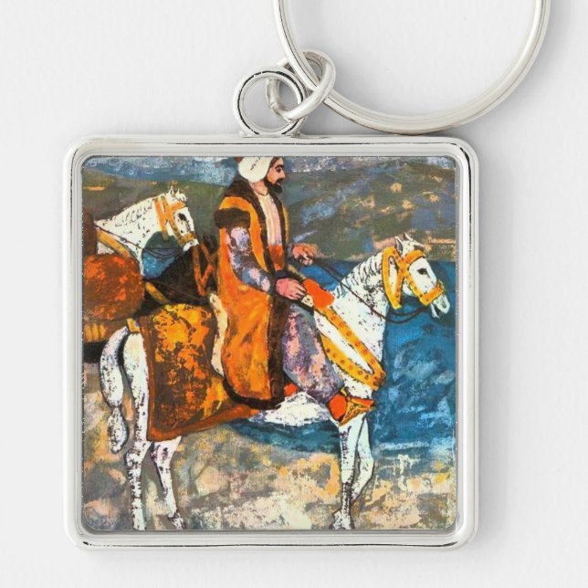 Porte-clés Cavalier arabe (Devant)