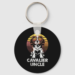 Porte-clés Cavalier King Charles Spaniel Oncle Chien Vintage