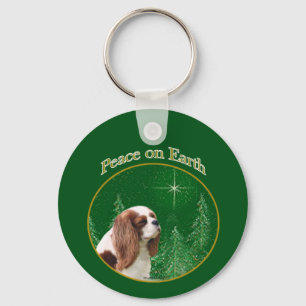 Porte-clés Cavalier King Charles Spaniel Paix
