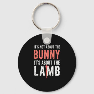 Porte-clés Ce n'est pas à propos du lapin, c'est à propos de