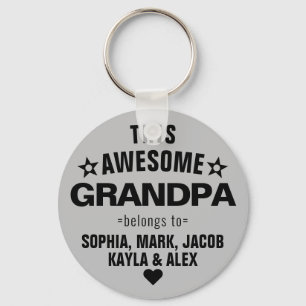 Porte-clés Ce Superbe Grand-Père Appartient À Fête des pères