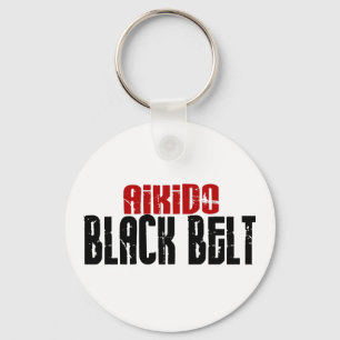 Porte-clés Ceinture noire d'Aikido