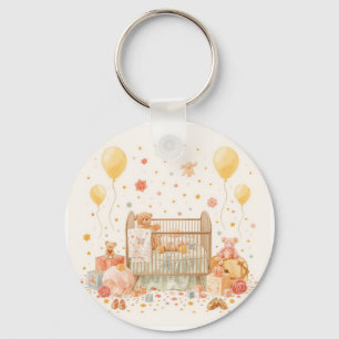Porte-clés célébration du nouveau bébé