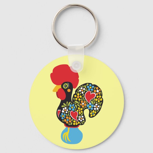 Porte-clés Célèbre coq de Barcelos Nr 06 (Recto)